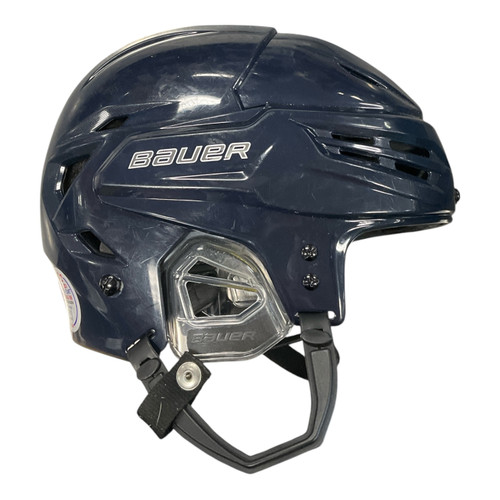 Vist Large View of Product Image Which is Used Bauer REAKT 95 Hockey Helmet Only Navy Blue MD