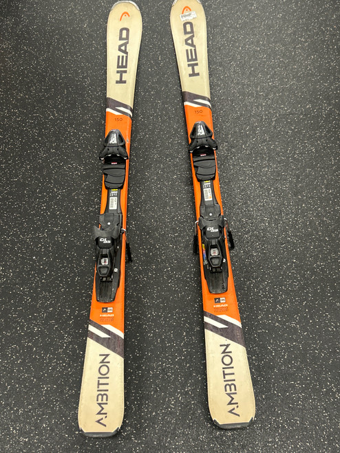 Vist Large View of Product Image Which is Used Head AMBITION SKIS Mens DH Ski/Binding Orange 150 cm