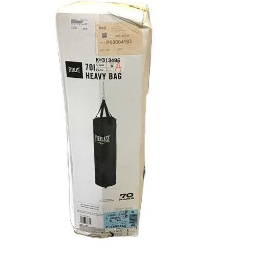 Vist Large View of Product Image Which is Used Everlast Boxing Heavy Bag Black 70 lb