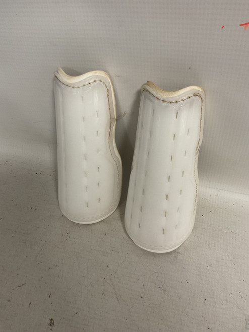 Vist Large View of Product Image Which is Used Soccer Shin Guards Junior White Junior