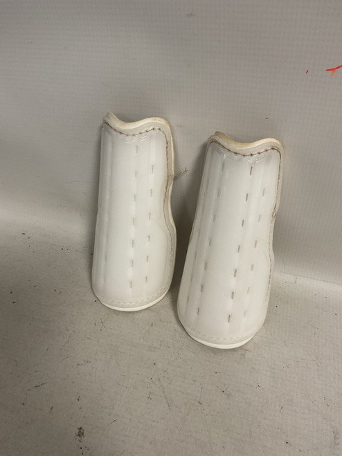 Vist Large View of Product Image Which is Used Soccer Shin Guards Junior White Junior