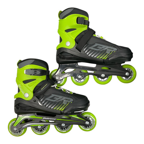 Vist Large View of Product Image Which is Used Bladerunner PHEONIX ADJUSTABLE Senior Rec Fitness Skates Black Adjustable