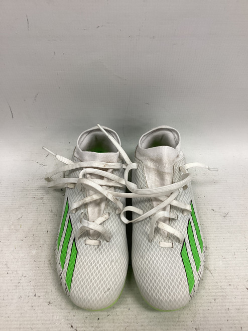 Vist Large View of Product Image Which is Used Adidas Soccer Cleats White Junior 01