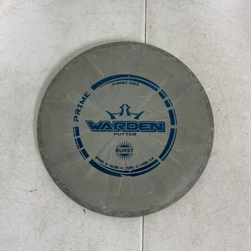 Vist Large View of Product Image Which is Used Dynamic Discs PRIME BURST WARDEN Disc Golf Putter Grey 174g