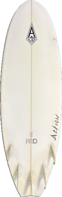 Vist Large View of Product Image Which is Used ACTION PMD Surfboard White 5Ft 10In