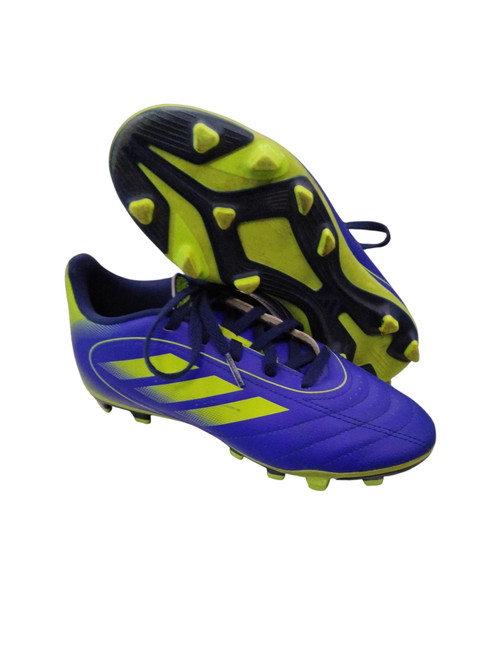 Vist Large View of Product Image Which is Used Adidas Soccer Cleats Navy Blue Junior 03