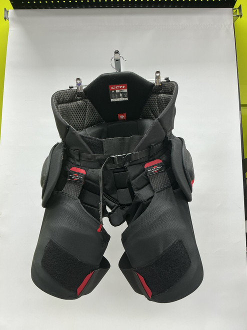 Vist Large View of Product Image Which is Used CCM JETSPEED Senior Pant Red And Black SM