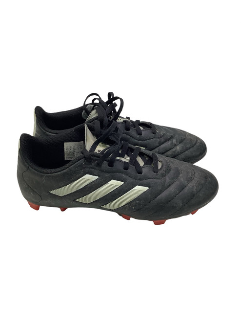 Vist Large View of Product Image Which is Used Adidas Soccer Cleats Black Youth 06.5