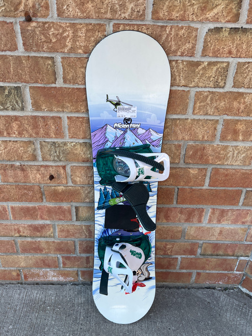 Vist Large View of Product Image Which is Used Flow MICRON MINI Boys Board/Binding White 100 cm