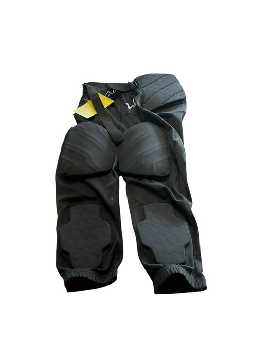 Vist Large View of Product Image Which is Used Under Armour Youth FB Integrated Pants Black MD