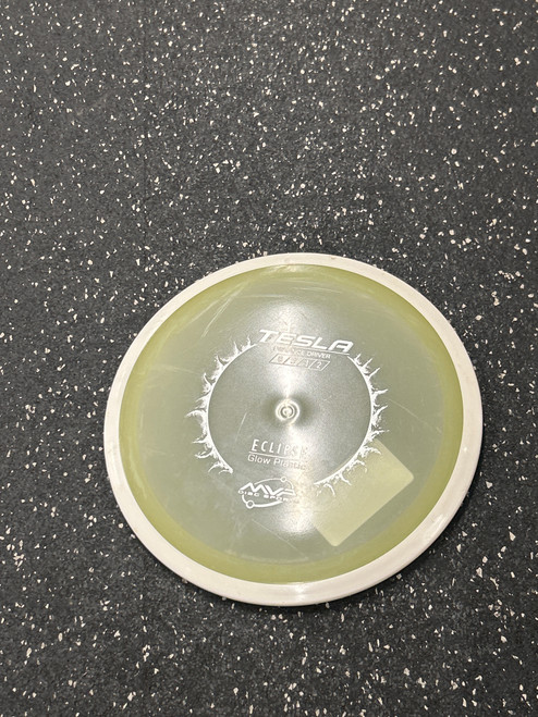 Vist Large View of Product Image Which is Used MVP TESLA ECLIPSE GLOW Disc Golf Driver Green