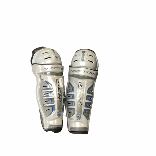 Vist Large View of Product Image Which is Used CCM VECTOR Senior Shin Guards Grey 17"