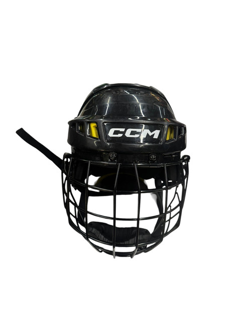 Vist Large View of Product Image Which is Used CCM XT10 Helmet Cage Combo Black SM