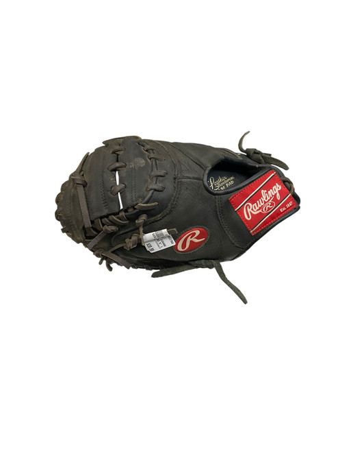 Vist Large View of Product Image Which is Used Rawlings D325BWCM BB/SB Catchers LH Throw Black 32 1/2"