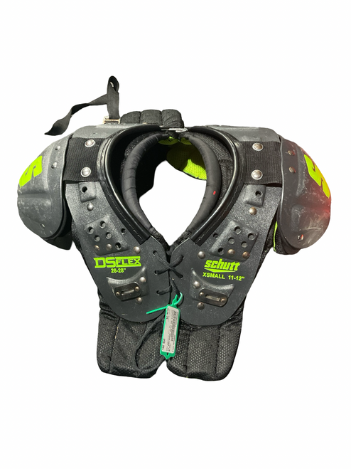 Vist Large View of Product Image Which is Used Schutt DS FLEX SHOULDER PADS FB Shoulder Pads Black XS