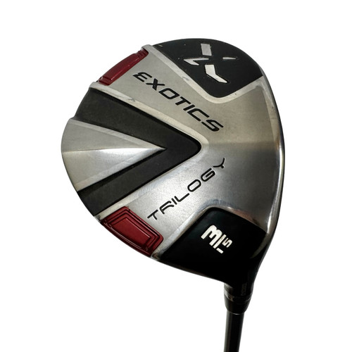 Vist Large View of Product Image Which is Used EXOTICS TRILOGY Men's RH 3 Wood Stiff Flex Graphite Shaft