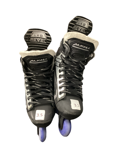 Vist Large View of Product Image Which is Used Alkali REVEL LE 6 Junior Aggressive Skates Black Junior 03.5