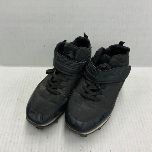 Vist Large View of Product Image Which is Used RIDDELL BB/SB Cleats Black Junior 05