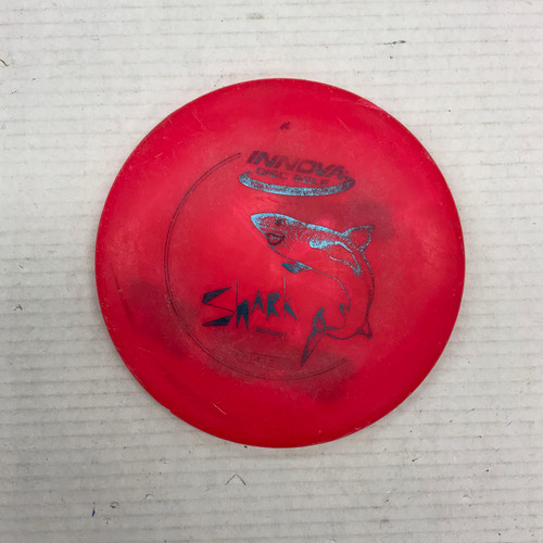 Vist Large View of Product Image Which is Used Innova DX SHARK 141 Disc Golf Mid Range Pink