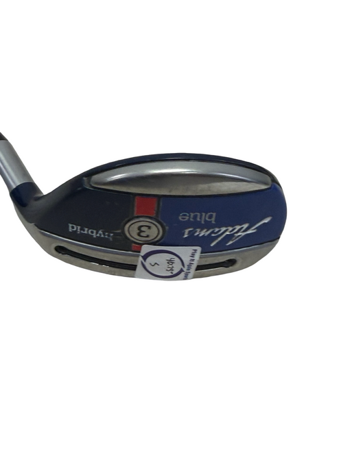 Vist Large View of Product Image Which is Used Adams BLUE Mens Hybrid Club RH 3 Hybrid 40.75" w/ 55g S-Flex Shaft