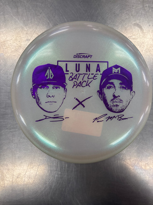 Vist Large View of Product Image Which is Brand New Discraft Z COLORSHIFT LUNA BATTLE PACK Disc Golf Putter Pink