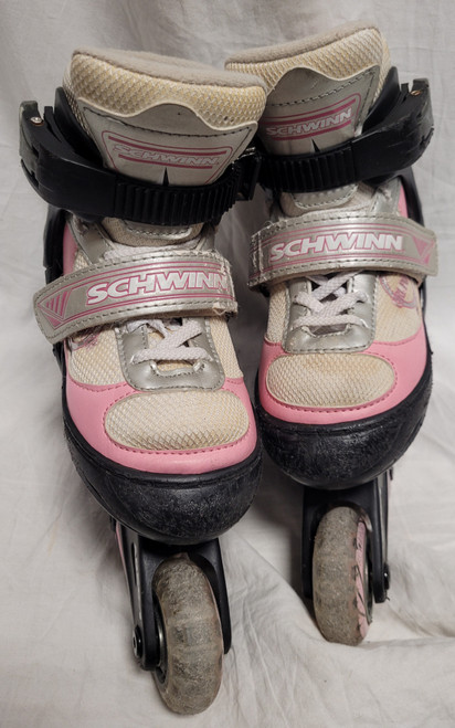 Vist Large View of Product Image Which is Used Schwinn ADJUSTABLE ROLLER BLADES Junior Rec Fitness Skates None Adjustable