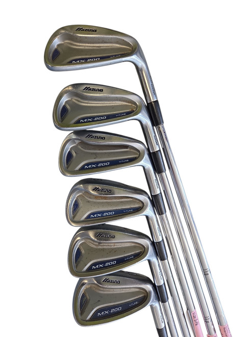 Vist Large View of Product Image Which is Used Mizuno MX 200 Mens Iron Set RH 6I-PW