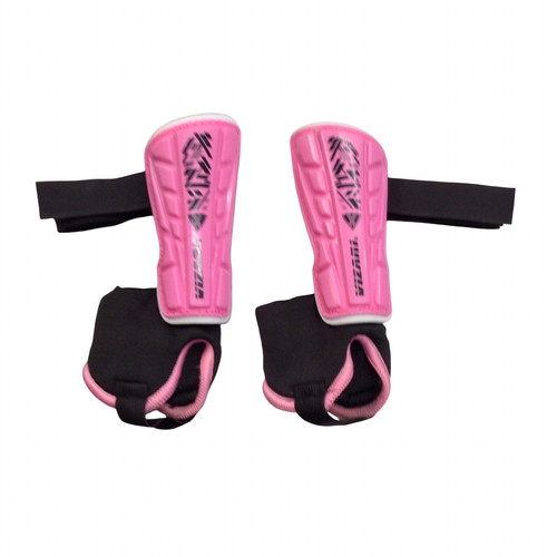 Vist Large View of Product Image Which is Used Brava Soccer Shin Guards Youth Pink XXS