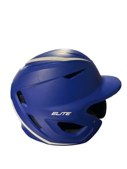 Vist Large View of Product Image Which is Used Easton ELITE X Batting Helmet No Mask Royal Blue XS/S