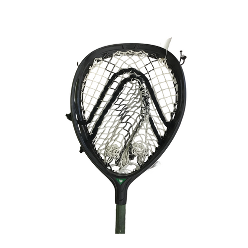 Vist Large View of Product Image Which is Used East Coast Dyes IMPACT STRUNG Mens Goalie Stick Black