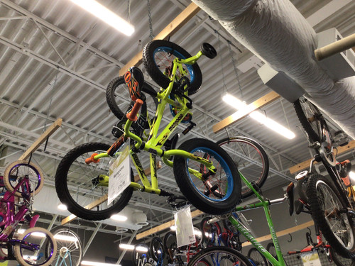 Vist Large View of Product Image Which is Used Mongoose LIL BUBBA 16 IN BMX BOYS BIKE BMX Bike Boys Neon Green 16"