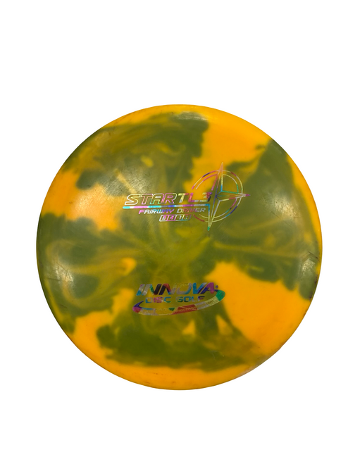 Vist Large View of Product Image Which is Used Innova STAR TL3 Disc Golf Driver Yellow