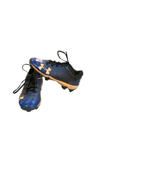 Vist Large View of Product Image Which is Used Under Armour BB CLEAT BB/SB Cleats Navy Blue Youth 13.0