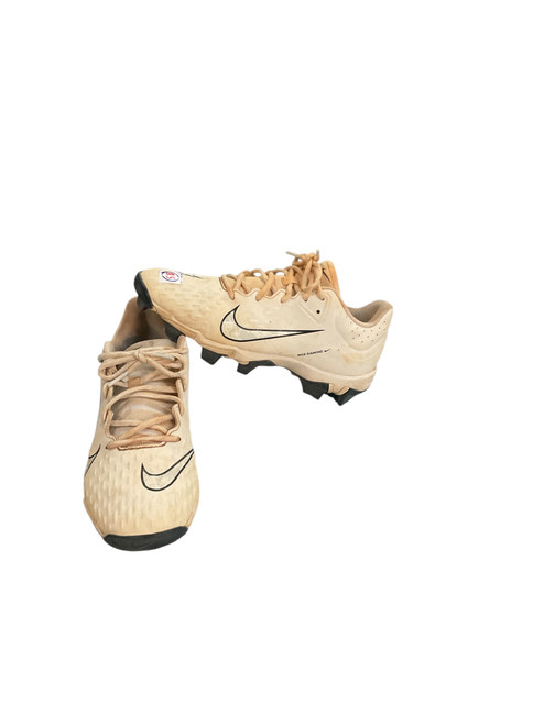 Vist Large View of Product Image Which is Used Nike HYPERDIAMOND 4 BB/SB Cleats White Senior 8.5