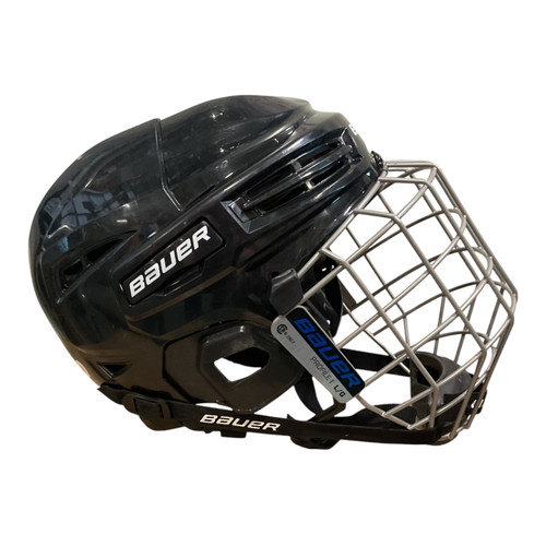 Vist Large View of Product Image Which is Used Bauer IMS 5.0 L Helmet Cage Combo Black LG