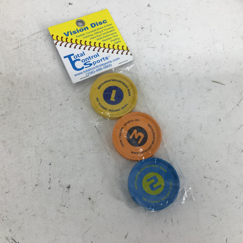 Vist Large View of Product Image Which is Used Total Control VISION DISC 3 PACK BB/SB Training Aid