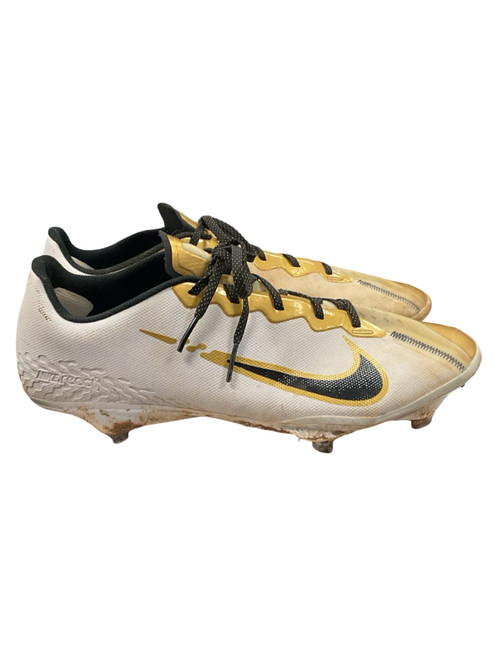 Vist Large View of Product Image Which is Used Nike DA0701-106 BB/SB Cleats Gold Senior 14