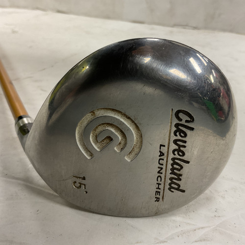 Vist Large View of Product Image Which is Used Cleveland LAUNCHER Mens Fairway Wood RH Orange 3 Wood