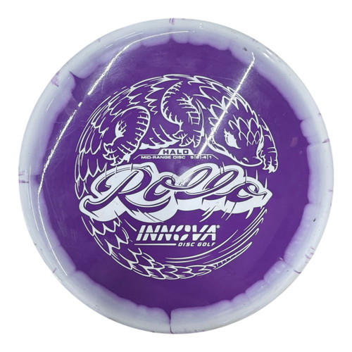 Vist Large View of Product Image Which is Used Innova HALO ROLLO Disc Golf Driver Purple 169g