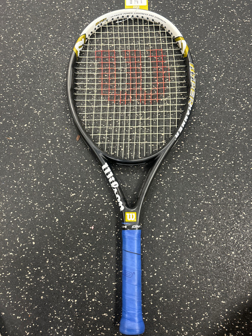 Vist Large View of Product Image Which is Used Wilson HYPER HAMMER 5.3 Tennis Racquet Black 27"