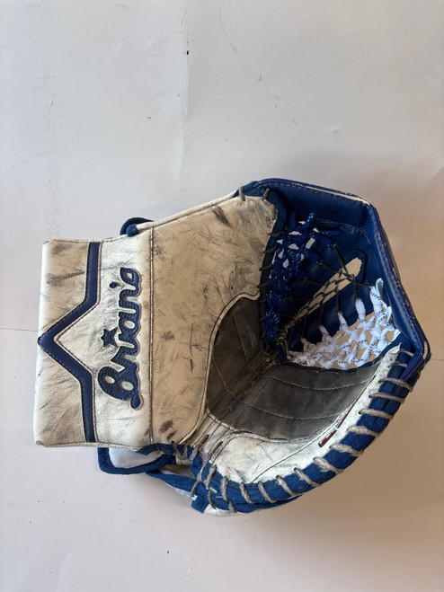 Vist Large View of Product Image Which is Used Brians G-NETII PRO II Senior Goalie Catcher White
