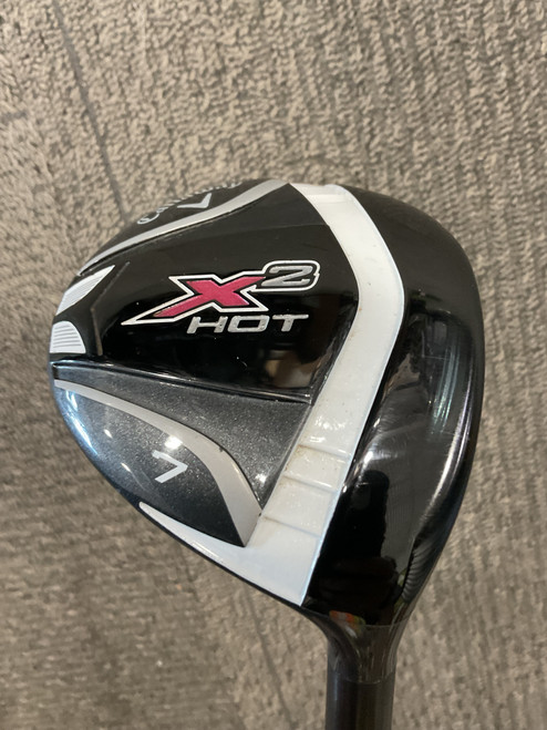 Vist Large View of Product Image Which is Used Callaway X 2 HOT Womens Fairway Wood RH 7 Wood