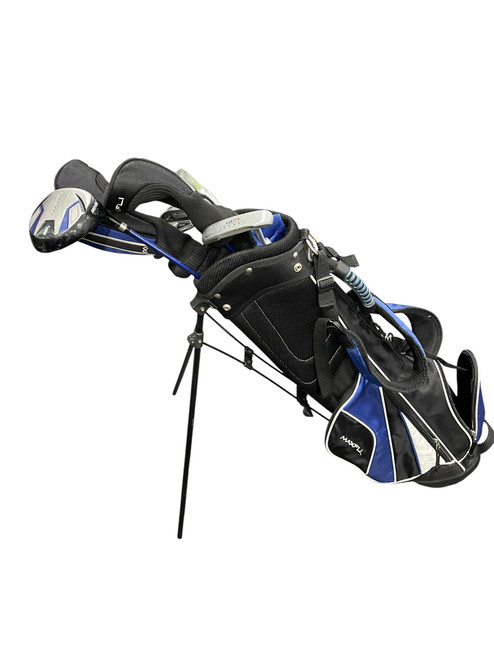 Vist Large View of Product Image Which is Used Maxfli REV 3 Jr Package Set RH Navy Blue 6 Piece