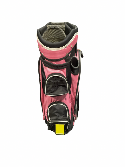 Vist Large View of Product Image Which is Used PINK/BLACK WOMENS GOLF BAG Womens Stand Bag Pink