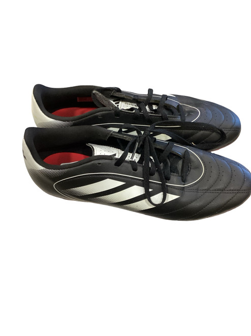 Vist Large View of Product Image Which is Used Adidas Soccer Cleats Black Senior 10