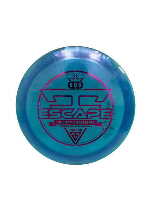 Vist Large View of Product Image Which is Used Dynamic Discs Escape 173g Disc Golf Driver Royal Blue  