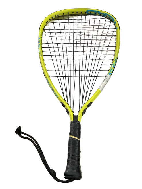 Vist Large View of Product Image Which is Used Head HURRICANE Adult Racquetball Racquet Yellow 3 3/8"