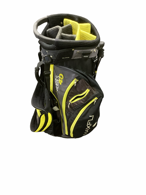 Vist Large View of Product Image Which is Used Maxfli U SERIES 4.0 Mens Stand Bag Yellow