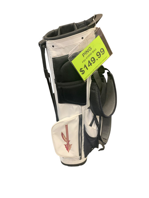 Vist Large View of Product Image Which is Used Ping FSU STAND BAG Mens Stand Bag White