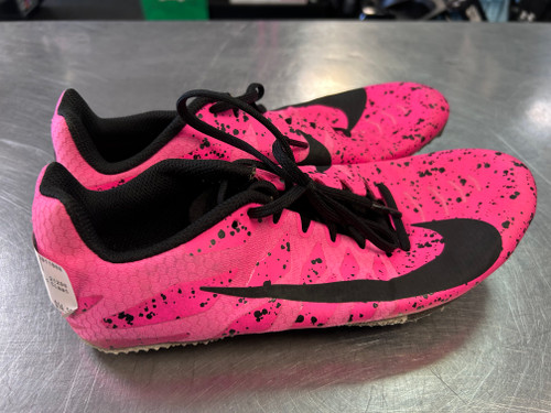 Vist Large View of Product Image Which is Used Brooks Track & Field Cleats Adult Pink Senior 9
